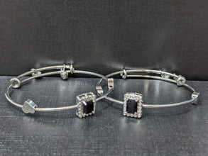 Silver Spark Bangle Set For Women