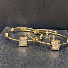 Silver Spark Bangle Set For Women